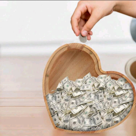 Love Heart Money Box
