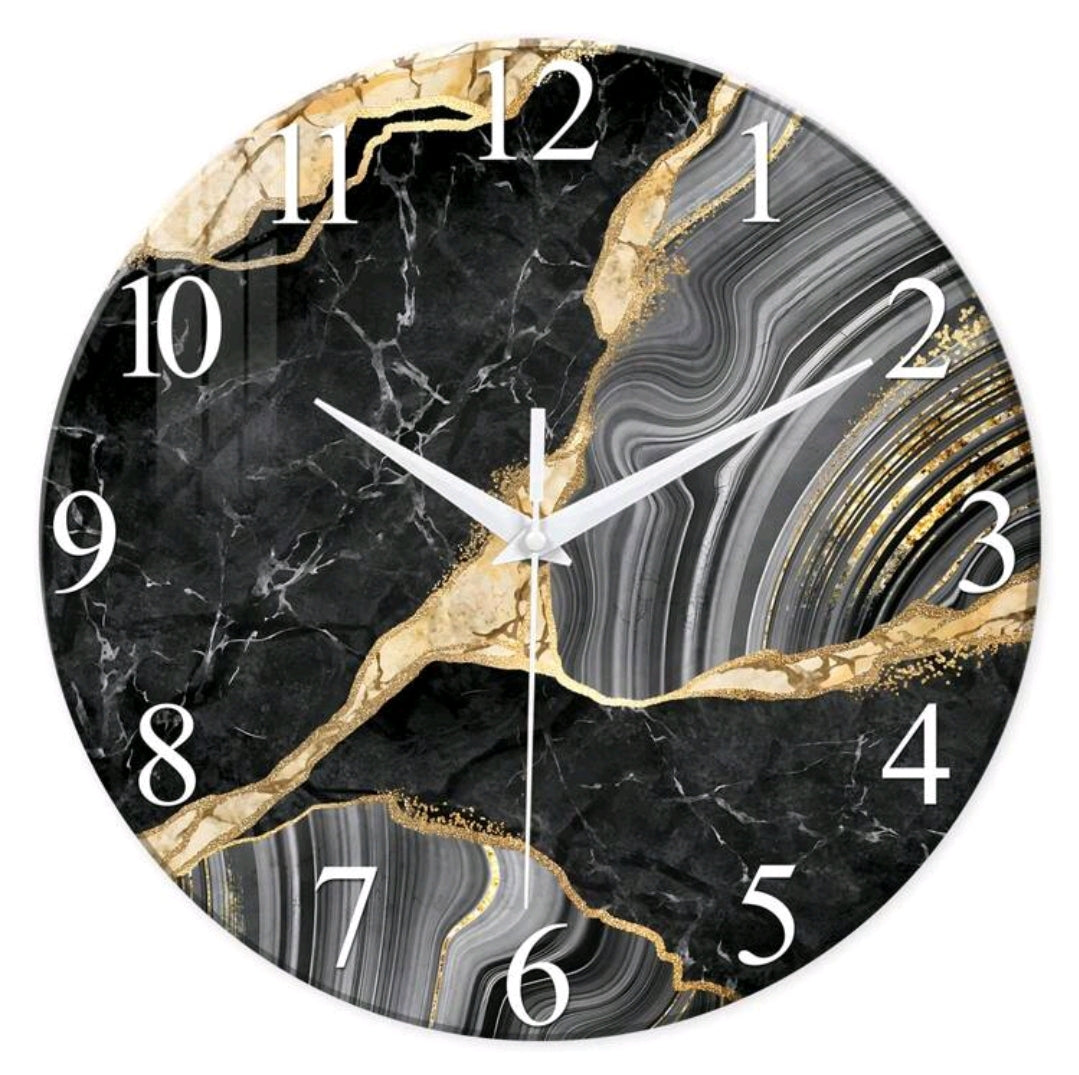 Black and Gold Clock