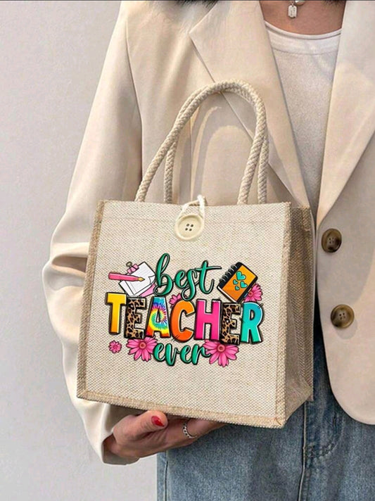 Best Teacher Tote Bag