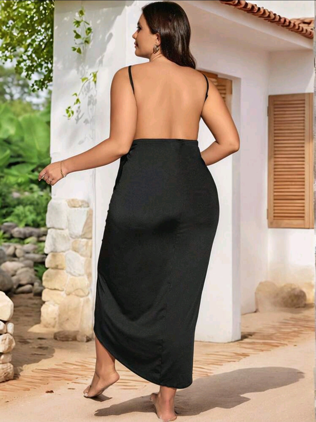 Curve Beach Wrap Dress