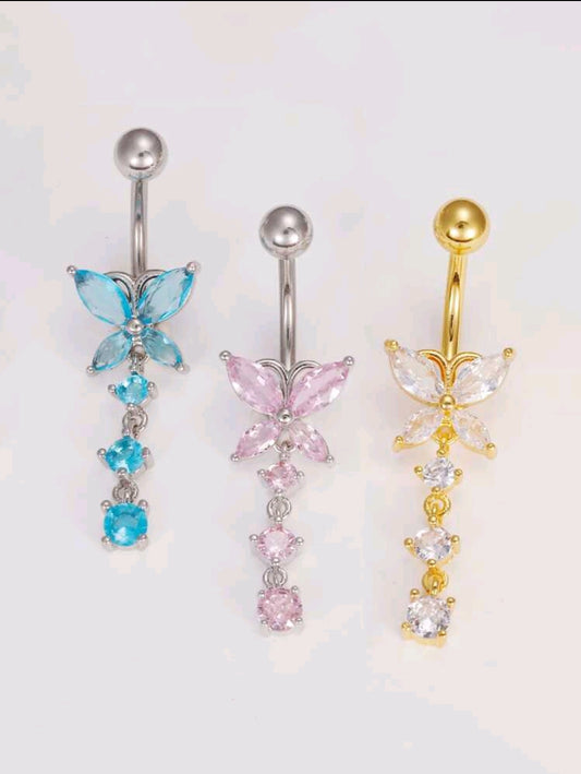 1 Piece Belly Piercing