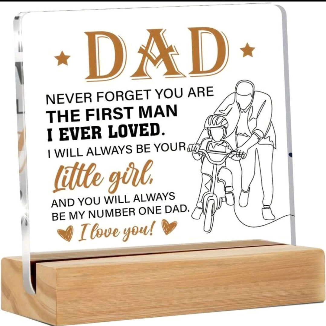 Acrylic Dad Sign