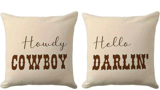 2 Western Cushion Covers